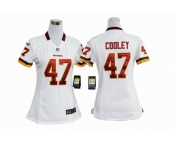 nike women nfl jerseys washington redskins #47 cooley white[nike]