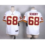 nike women nfl jerseys washington redskins #68 scherff white[nike]