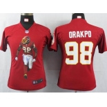 nike women nfl jerseys washington redskins #98 orakpo red[portrait fashion]