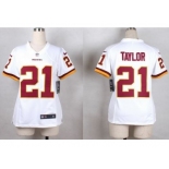 Nike Youth New Redskins #21 Sean Taylor White Stitched jerseys