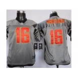 Nike Youth Washington Redskins #16 Joe Montana Grey [Nike Shadow]