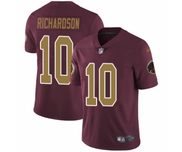 Youth Nike Washington Redskins #10 Paul Richardson Burgundy Red Gold Number Alternate 80TH Anniversary Vapor Untouchable Elite Player NFL Jersey