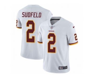 Youth Nike Washington Redskins #2 Nate Sudfeld Vapor Untouchable Limited White NFL Jersey