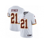 Youth Nike Washington Redskins #21 Earnest Byner Vapor Untouchable Limited White NFL Jersey