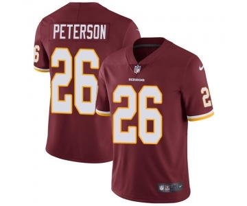 Youth Nike Washington Redskins #26 Adrian Peterson Burgundy Red Team Color Vapor Untouchable Elite Player NFL Jersey