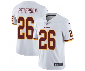 Youth Nike Washington Redskins #26 Adrian Peterson White Vapor Untouchable Elite Player NFL Jersey