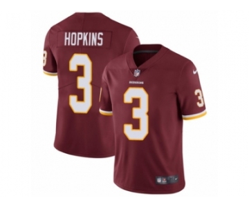 Youth Nike Washington Redskins #3 Dustin Hopkins Vapor Untouchable Limited Burgundy Red Team Color NFL Jersey