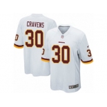 Youth Nike Washington Redskins #30 Su'a Cravens Game White NFL Jersey