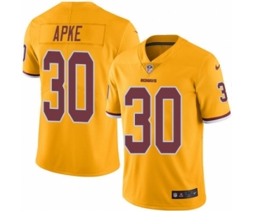 Youth Nike Washington Redskins #30 Troy Apke Limited Gold Rush Vapor Untouchable NFL Jersey