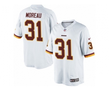 Youth Nike Washington Redskins #31 Fabian Moreau Limited White NFL Jersey