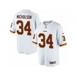 Youth Nike Washington Redskins #34 Montae Nicholson Limited White NFL Jersey