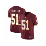 Youth Nike Washington Redskins #51 Will Compton Vapor Untouchable Limited Burgundy Red Team Color NFL Jersey