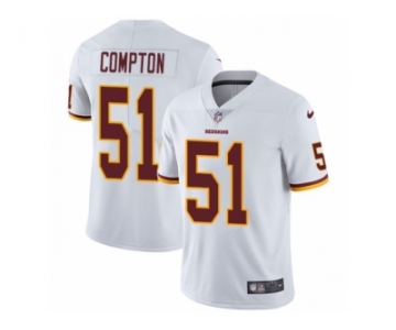 Youth Nike Washington Redskins #51 Will Compton Vapor Untouchable Limited White NFL Jersey