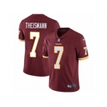 Youth Nike Washington Redskins #7 Joe Theismann Vapor Untouchable Limited Burgundy Red Team Color NFL Jersey