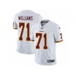 Youth Nike Washington Redskins #71 Trent Williams Vapor Untouchable Limited White NFL Jersey