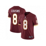 Youth Nike Washington Redskins #8 Kirk Cousins Vapor Untouchable Limited Burgundy Red Team Color NFL Jersey