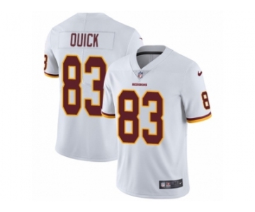 Youth Nike Washington Redskins #83 Brian Quick Vapor Untouchable Limited White NFL Jersey