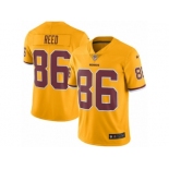 Youth Nike Washington Redskins #86 Jordan Reed Limited Gold Rush NFL Jersey