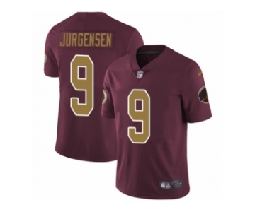 Youth Nike Washington Redskins #9 Sonny Jurgensen Vapor Untouchable Limited Burgundy Red Gold Number Alternate 80TH Anniversary NFL Jersey