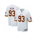 Youth Nike Washington Redskins #93 Jonathan Allen White Stitched NFL Elite Jersey