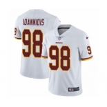 Youth Nike Washington Redskins #98 Matt Ioannidis White Vapor Untouchable Limited Player NFL Jersey