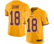 Youth Washington Redskins #18 Trey Quinn Limited Gold Rush Vapor Untouchable Football Jersey