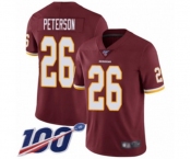 Youth Washington Redskins #26 Adrian Peterson Burgundy Red Team Color Vapor Untouchable Limited Player 100th Season Football Jersey