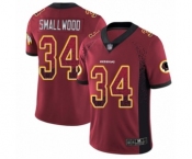 Youth Washington Redskins #34 Wendell Smallwood Limited Red Rush Drift Fashion Football Jersey