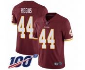 Youth Washington Redskins #44 John Riggins Burgundy Red Team Color Vapor Untouchable Limited Player 100th Season Football Jersey