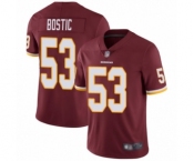 Youth Washington Redskins #53 Jon Bostic Burgundy Red Team Color Vapor Untouchable Limited Player Football Jersey