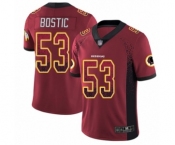 Youth Washington Redskins #53 Jon Bostic Limited Red Rush Drift Fashion Football Jersey