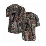 Youth Washington Redskins #7 Dwayne Haskins Limited Camo Rush Realtree Football Jerseys