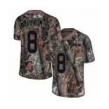 Youth Washington Redskins #8 Case Keenum Limited Camo Rush Realtree Football Jersey