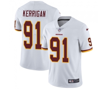 Youth Washington Redskins #91 Ryan Kerrigan White Vapor Untouchable Limited Player Football Jersey