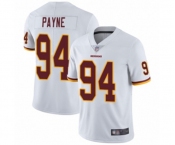 Youth Washington Redskins #94 Da'Ron Payne White Vapor Untouchable Limited Player Football Jersey