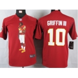 nike youth nfl jerseys washington redskins #10 griffin iii red[portrait fashion]