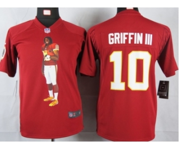 nike youth nfl jerseys washington redskins #10 griffin iii red[portrait fashion]