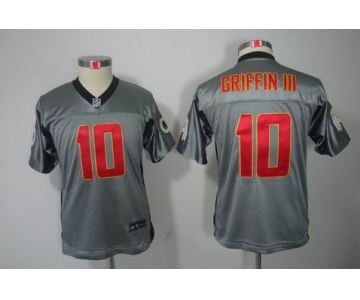 nike youth nfl jerseys washington redskins #10 griffiniii grey[Elite shadow]