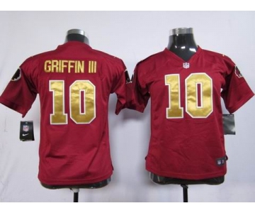 nike youth nfl jerseys washington redskins #10 griffiniii red(80 anniversary)