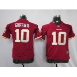 nike youth nfl jerseys washington redskins #10 griffiniii red[nike]