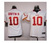 nike youth nfl jerseys washington redskins #10 griffiniii white[nike]