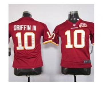 nike youth nfl jerseys washington redskins #10 robert griffiniii whih[80th red jerseys]