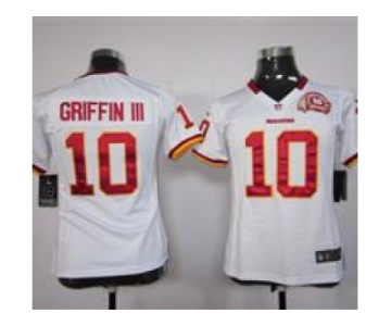 nike youth nfl jerseys washington redskins #10 robert griffiniii whih[80th whitejerseys]