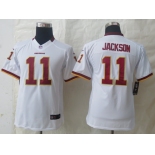 nike youth nfl jerseys washington redskins #11 jackson white[nike limited]