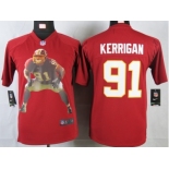 nike youth nfl jerseys washington redskins #91 kerrigan red[portrait fashion]