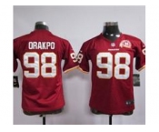 nike youth nfl jerseys washington redskins #98 orakpo red[80th red jerseys]