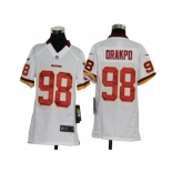 nike youth nfl jerseys washington redskins #98 orakpo white[nike]