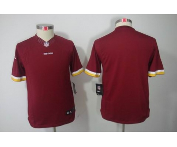 nike youth nfl jerseys washington redskins blank red[nike limited]