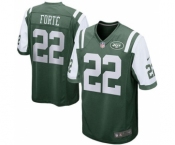 Men New York Jets #22 Matt Forte Green Game Jersey