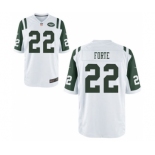 Men New York Jets #22 Matt Forte White Game Jersey